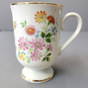 Royal Domino Collection Spring Garden Porcelain Coffee Mug Tea Cup Japan Cottage